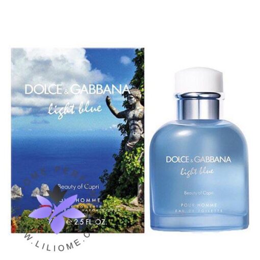 عطر ادکلن دلچه گابانا لایت بلو پور هوم بیوتی آف کپری-Dolce Gabbana Light Blue Pour Homme Beauty of Capri