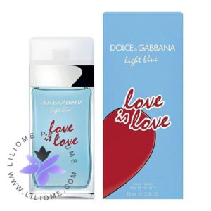 عطر ادکلن دولچه گابانا لایت بلو لاو ایز لاو پور فم زنانه | Dolce Gabbana Light Blue Love Is Love Pour Femme