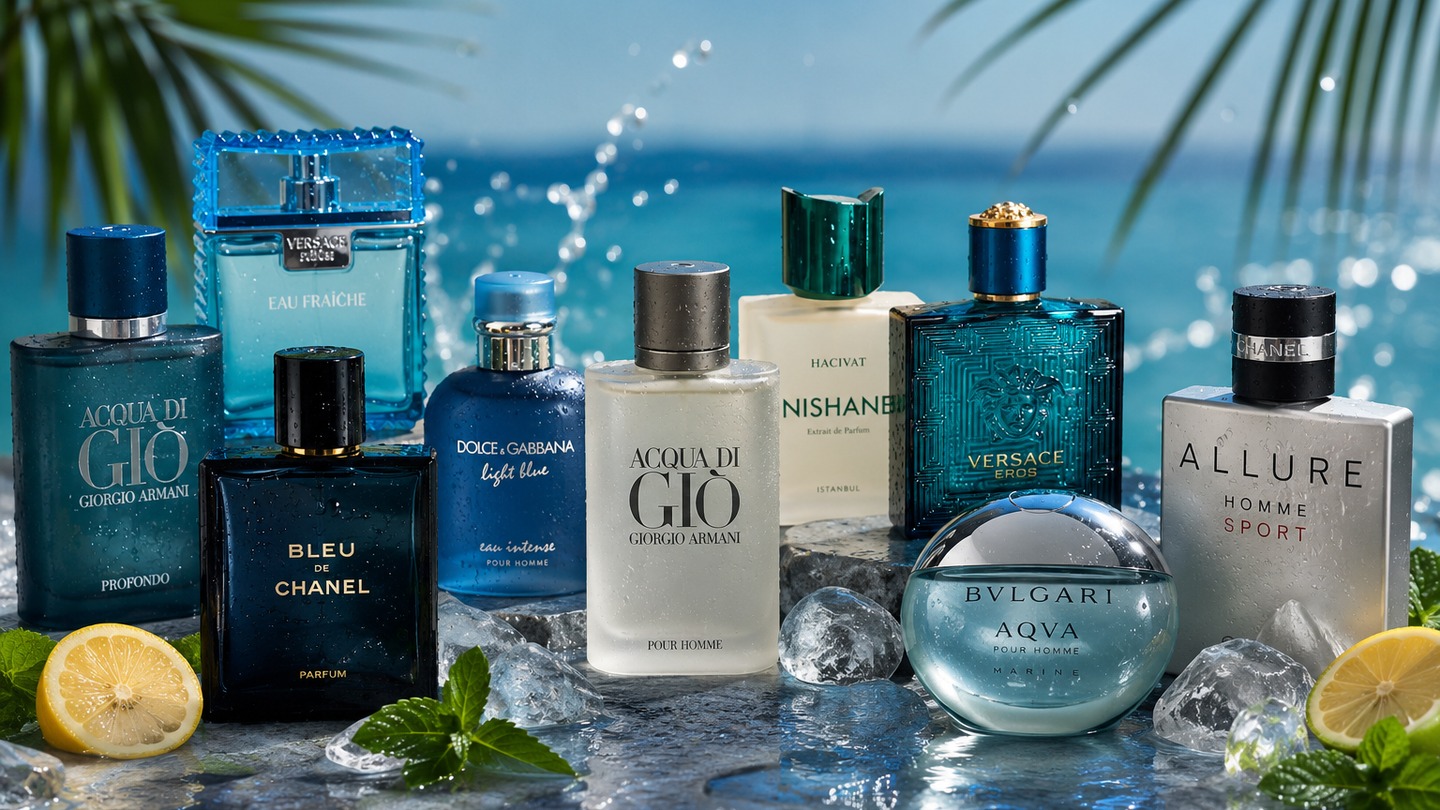 ۱۵ عطر مردانه خنک برای تابستان