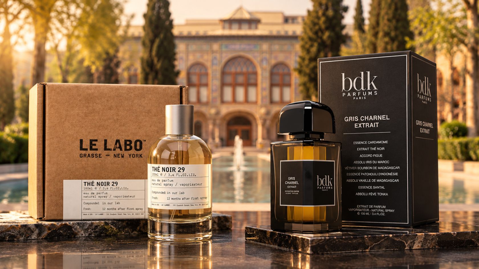 عطر له لابو د نویر ۲۹ و بی دی کی پارفومز گریس چارنل اکستریت