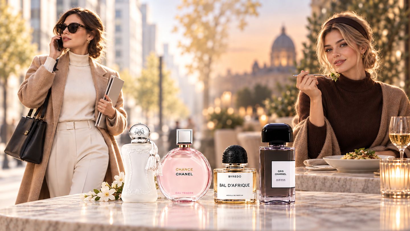 عطری زنانه مناسب موقعیت و هوای متنوع